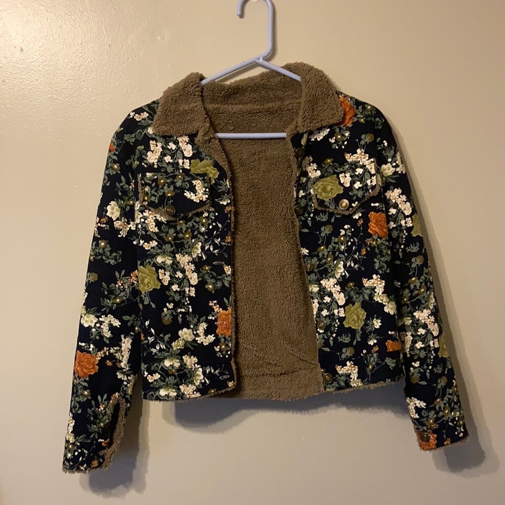Hengsheng Jeans Floral Jacket